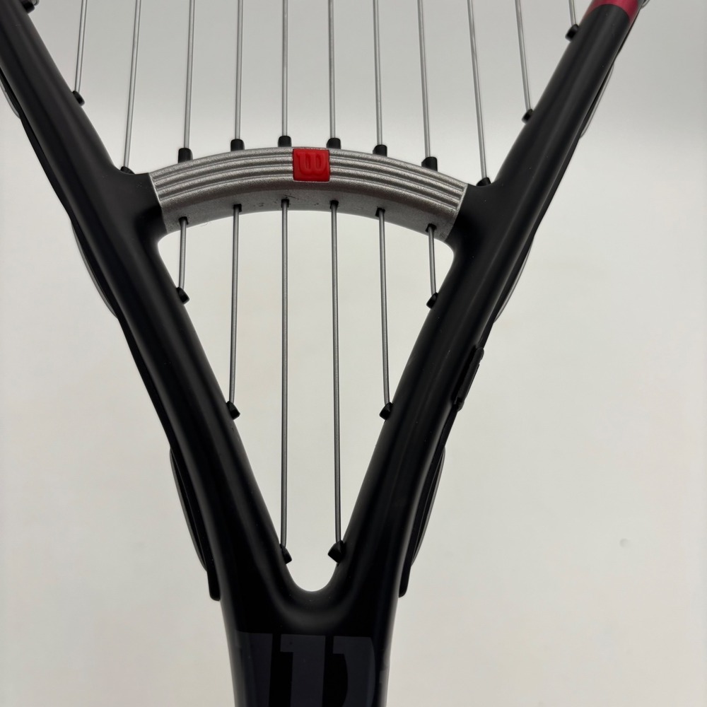 Wilson Mach 3 Tennis Racquet Adult 4 3/8 Grip Silver Black Graphite Titanium - Picture 5 of 8